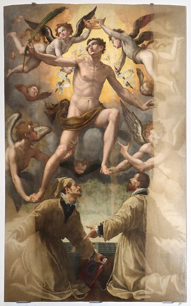 Gloria di san Lorenzo e confratelli - collegiata di Sant'Andrea 1